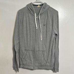 Gray Hollister hoodie